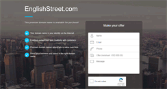 Desktop Screenshot of englishstreet.com